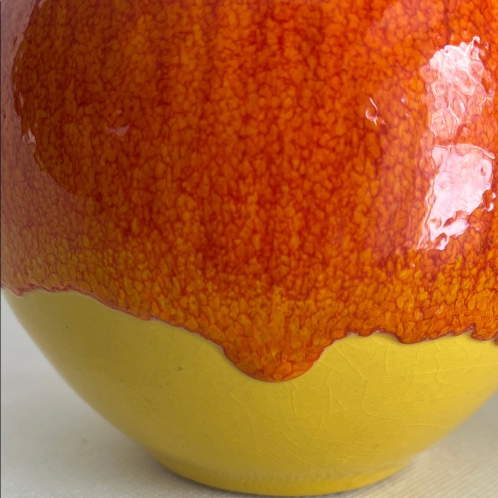 Crate and Barrel Sunset Gradient Ceramic Vases Set of 3 - Picture 9 of 9